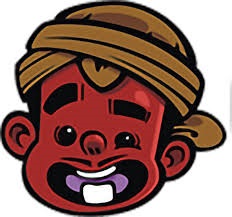 Logo Cepot4D, stylized letters C4D in red and black